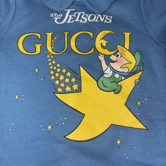 Brand new with box The Jetsons Print Romper in Felted Cotton-jersey 3/6 months - Picture 9 of 11